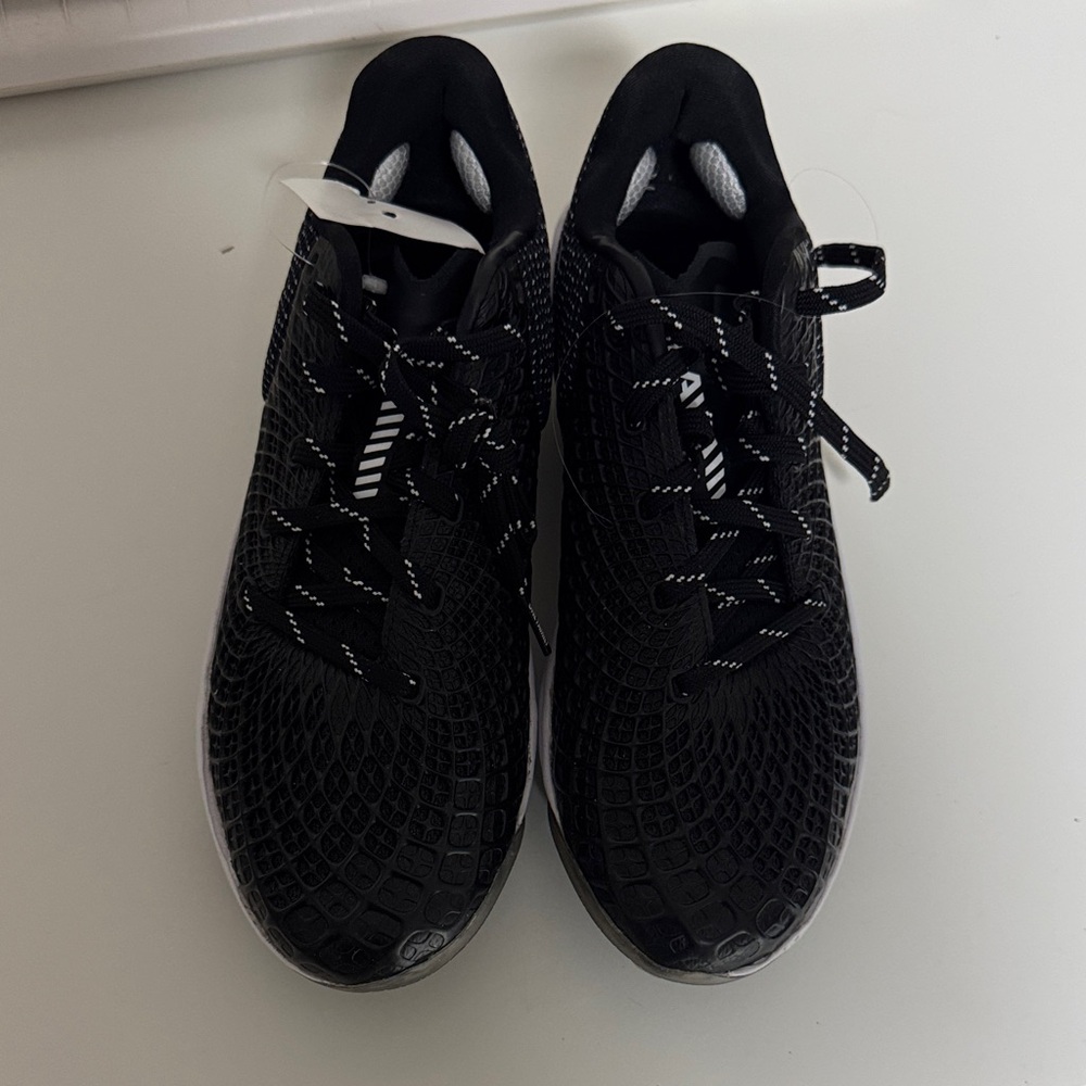 Black and White Baseball Cleats